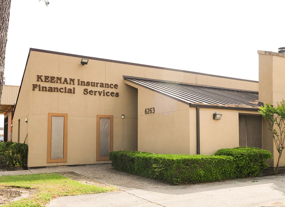 Houston, TX - Exterior View of the Keenan Insurance Office Building